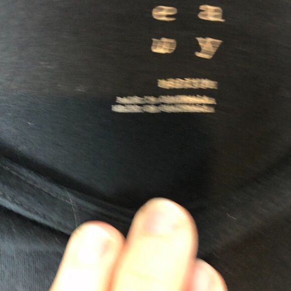 a.n.d. e a w y M black 3/4 sleeve top              J1 - Picture 2 of 6